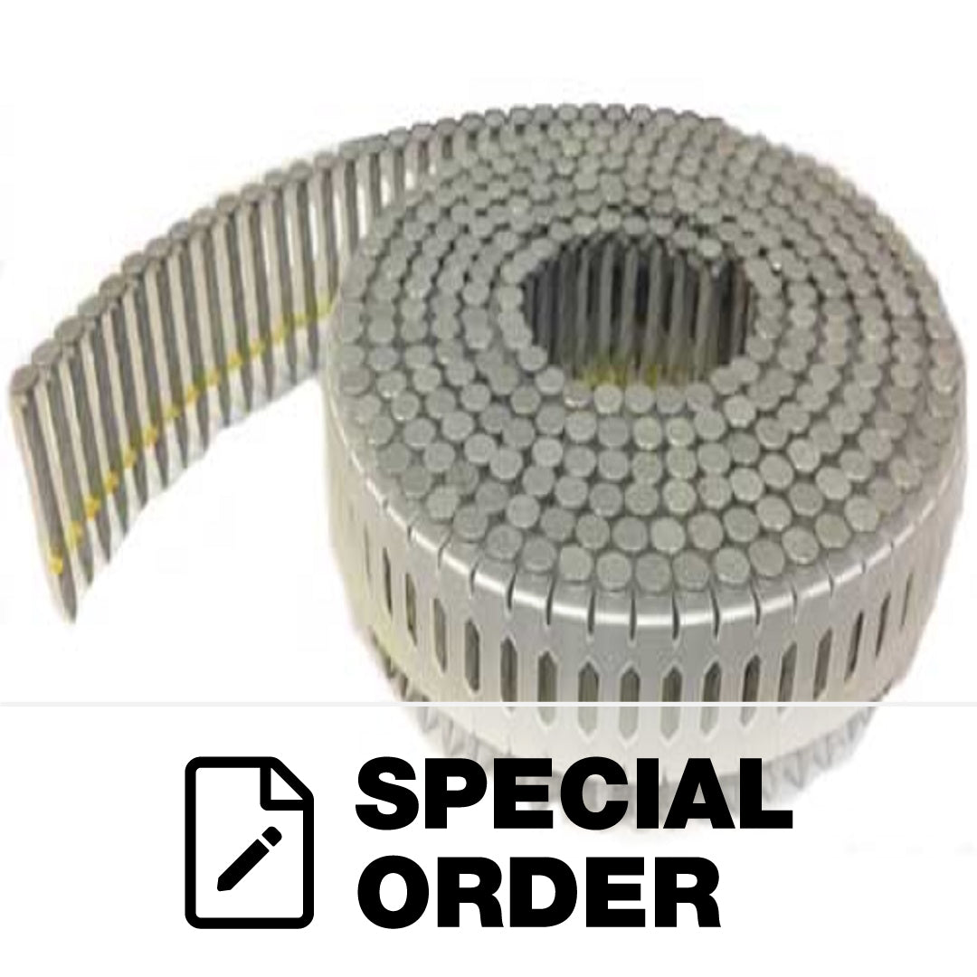 COIL NAIL SMOOTH SHANK PLASTIC COLLATED 0 DEG