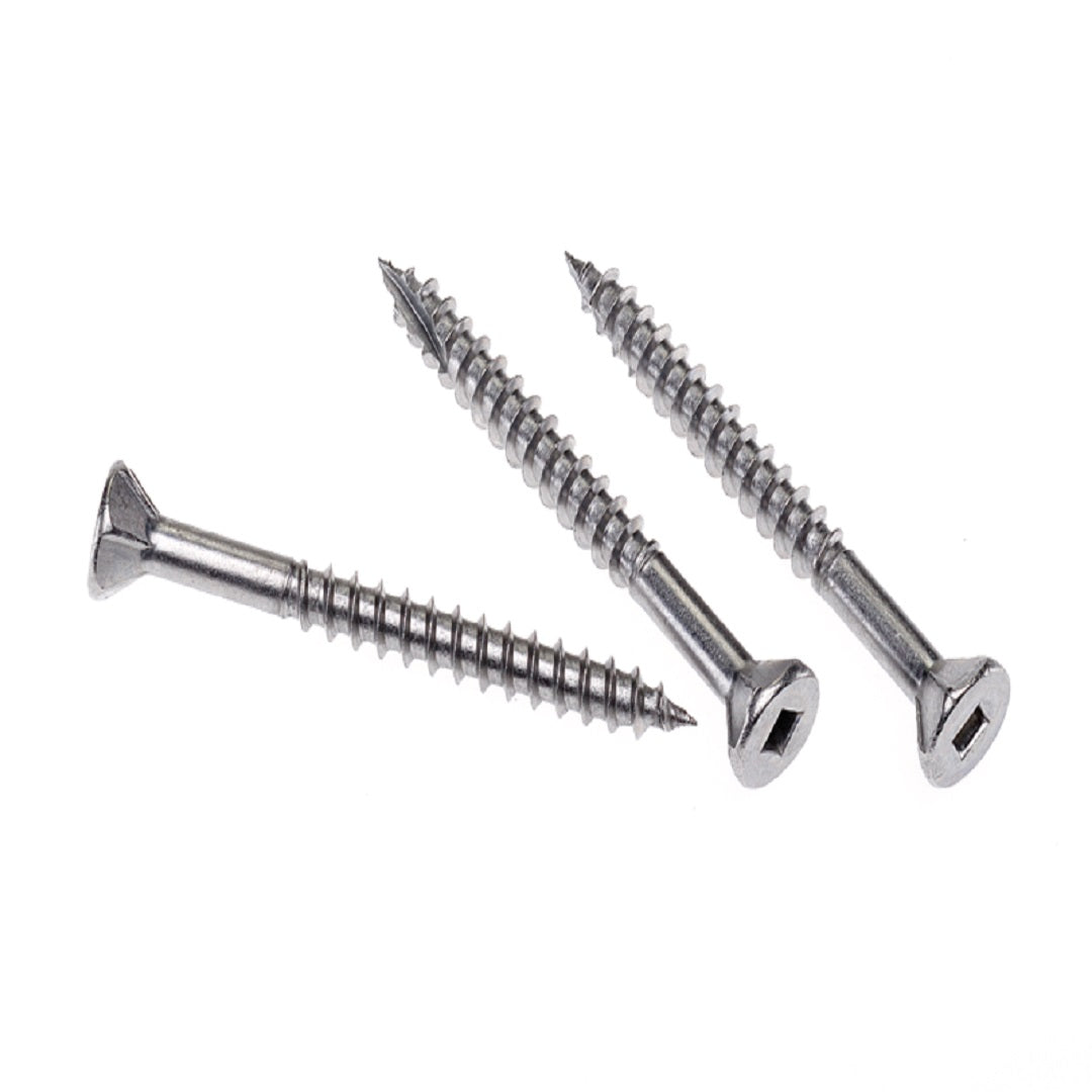 SELF DRILLING DECKING SCREW TYP17 CSK HEAD SQ DRIVE S304 100 PCS 9-9 X 53MM