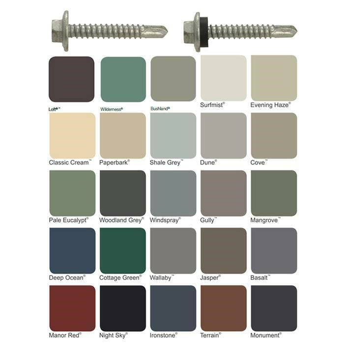 Self Drilling Metal Screw Hex Head No Seal Cl4 Galv 12-14 X 20mm