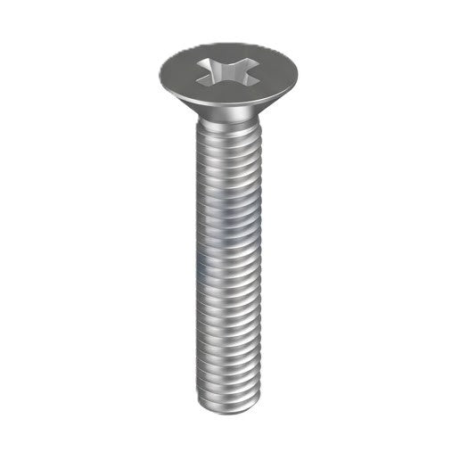 Countersunk Phillips Head Machine Screw Unc Stainless Steel 304 - Imperial