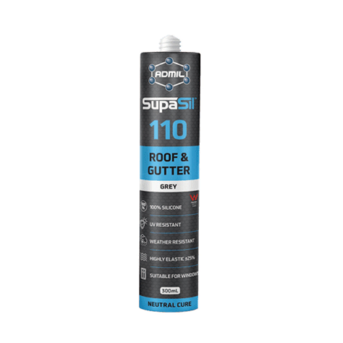 Roof & Gutter Silicone Neutral Cure - 300g