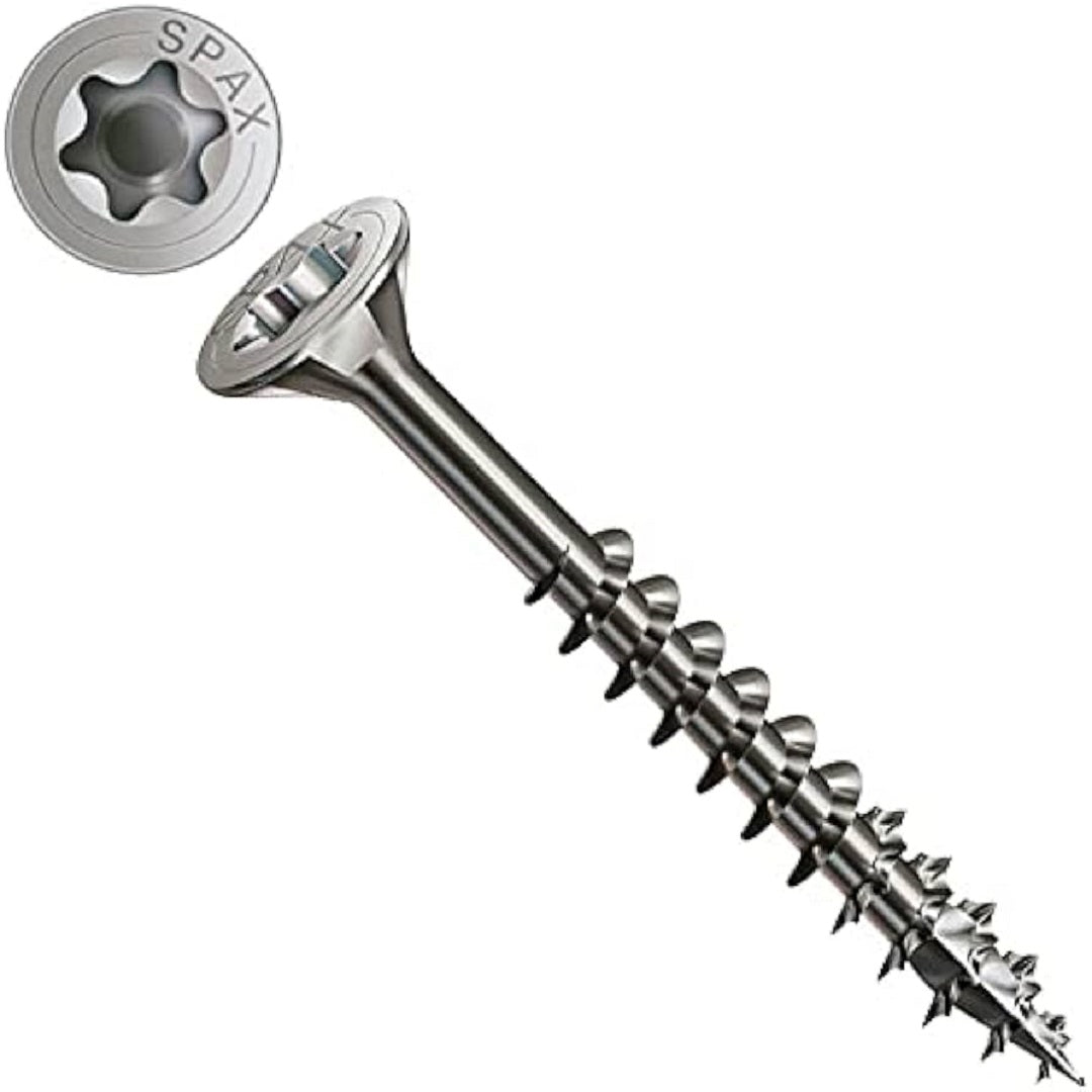 Spax Universal Timber Screw Csk Head T-Star Plus Drive S304