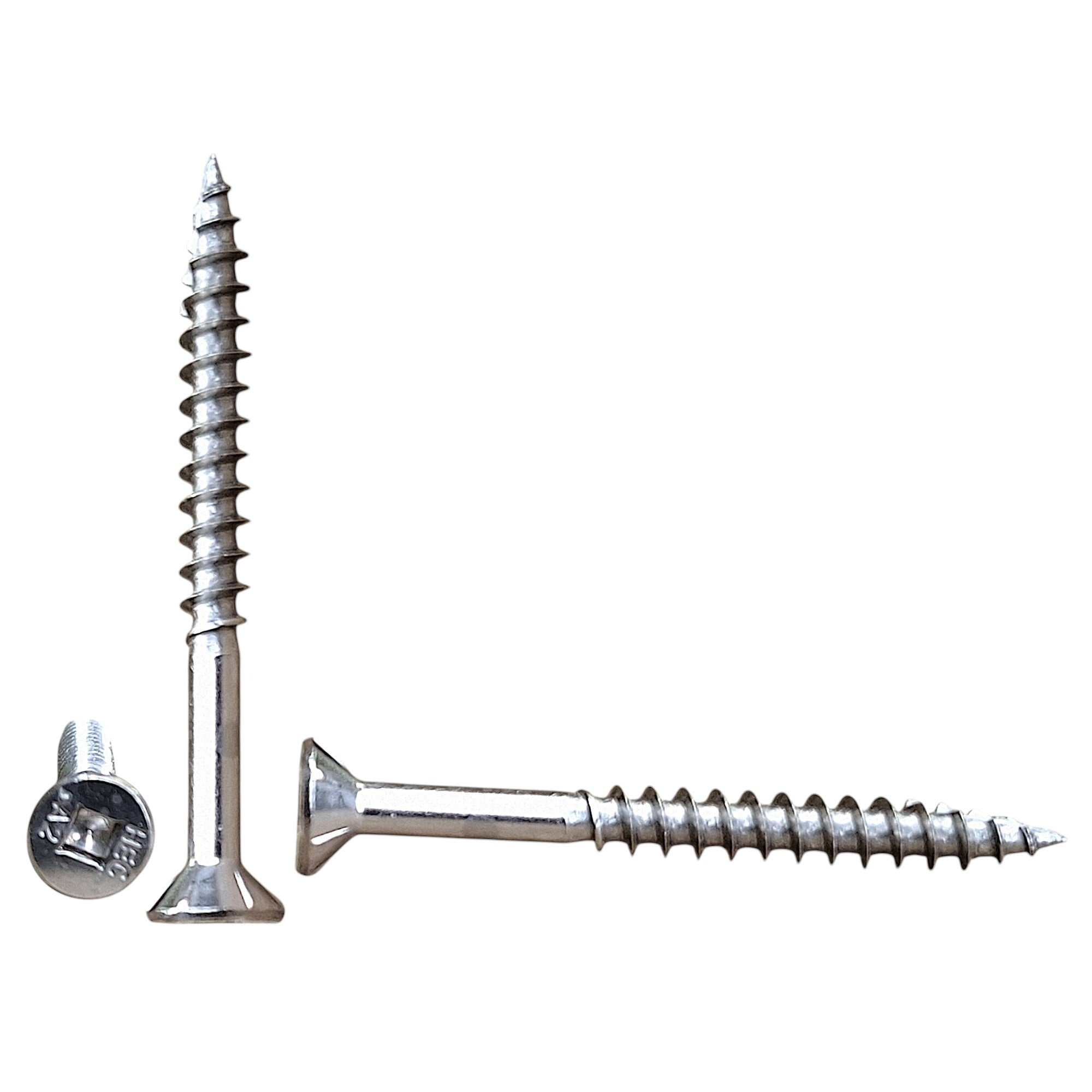 Decking Screw Type 17 Csk Rib Head Sq Drive S304