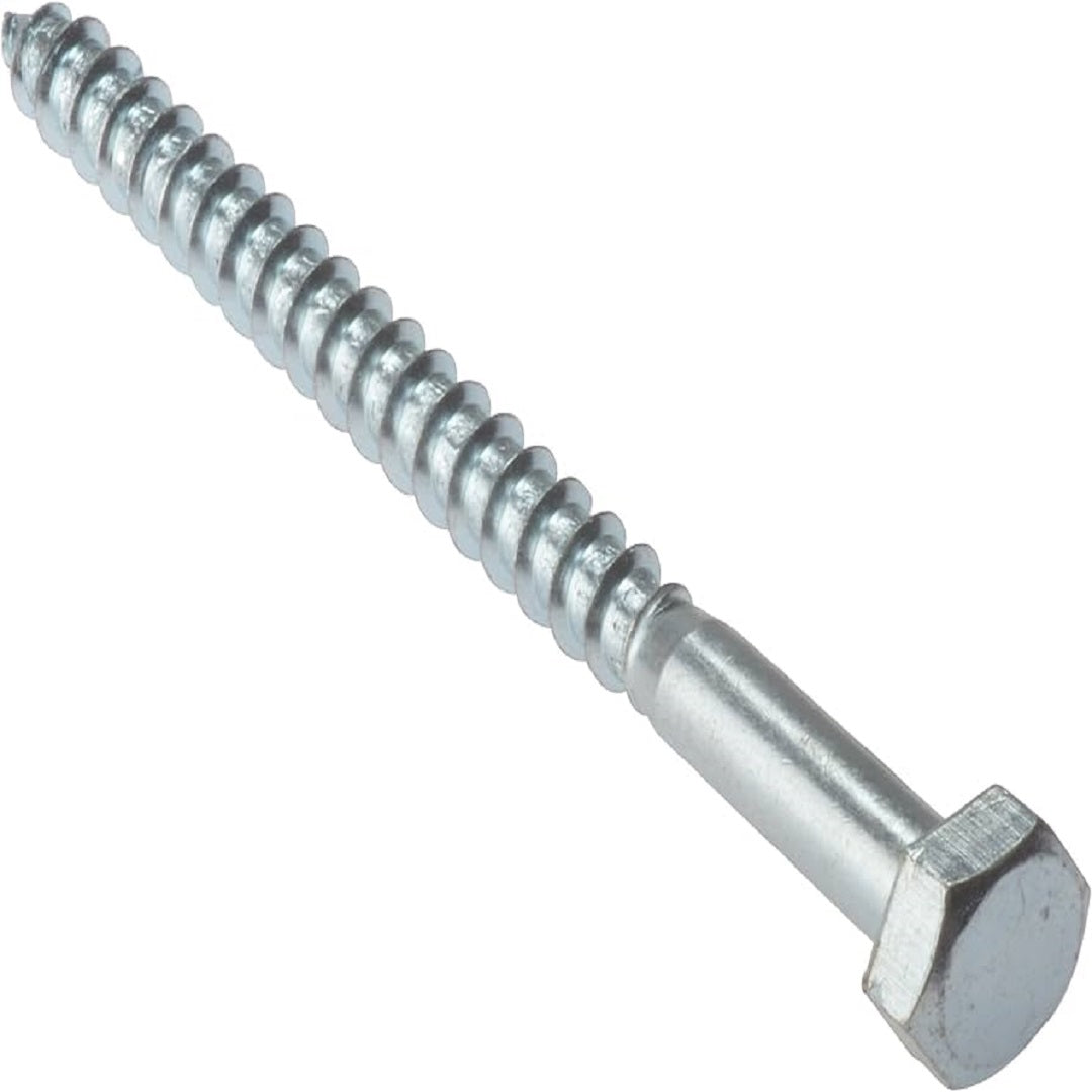 COACH SCREW HEX HEAD ZINC M8