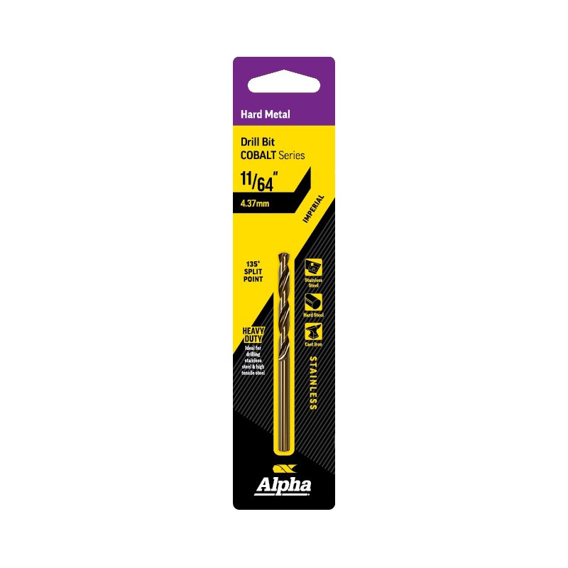 Hss-Co 8% Cobalt Jobber Drill Bit (Imperial)