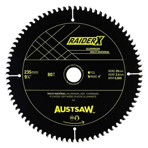 Sheffield Austsaw Raiderx Aluminium Circular Saw Blade