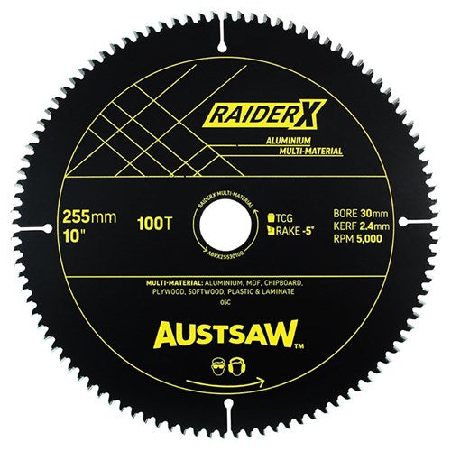 Sheffield Austsaw Raiderx Aluminium Circular Saw Blade