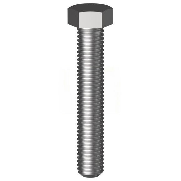 Hex Head Set Screw Hot Dip Galvanised - Metric