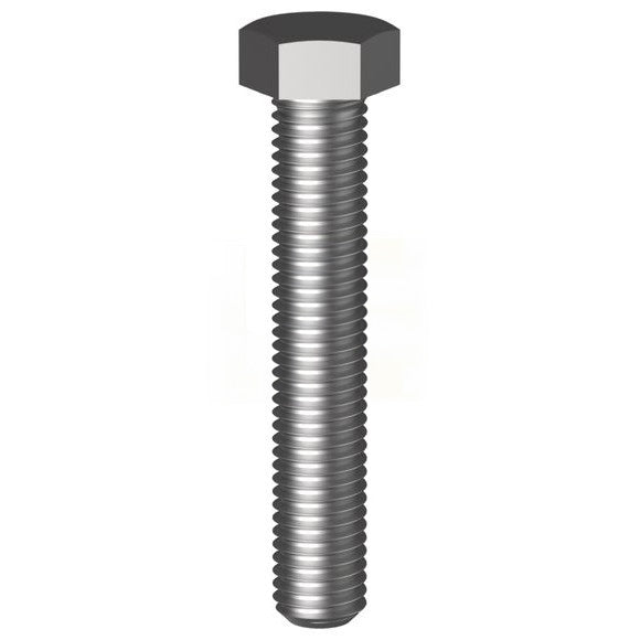 Hex Head Set Screw Zinc Plated - Metric