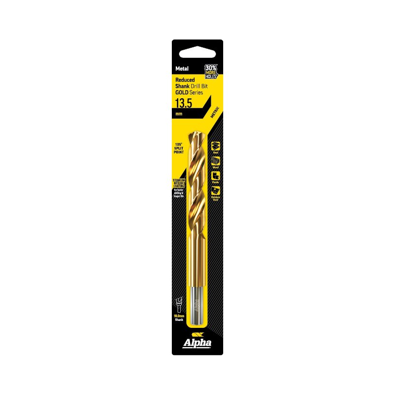 Hss Reduced Shank Drill Bit 3/8" Shank (Metric)