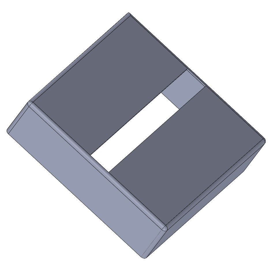 Dunnings Type T Square Post Anchor Cover - Black
