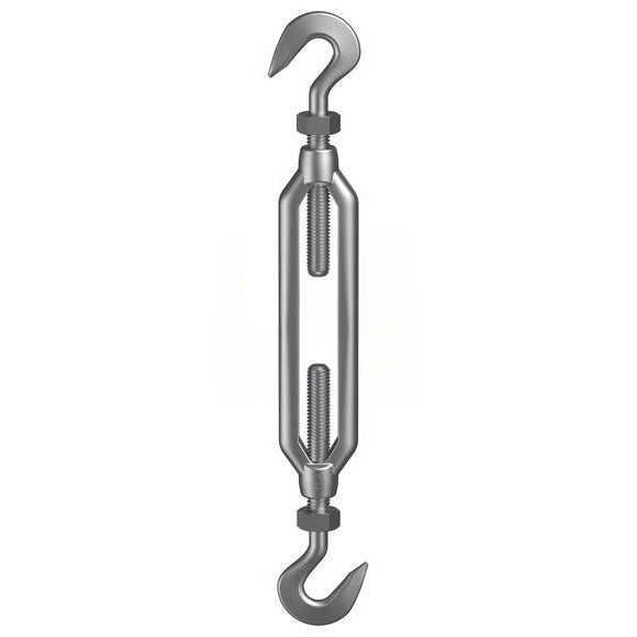 Hook And Hook Turnbuckle Stainless Steel 316 - Metric