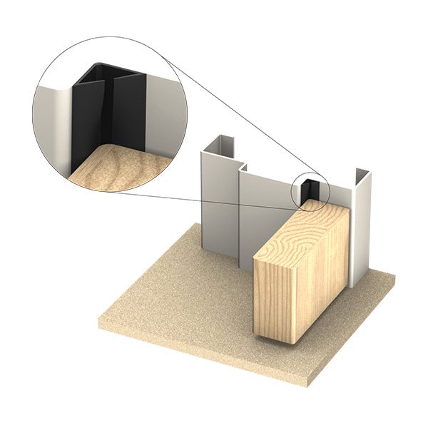 Kilargo Flexi-Wing Self-Adhesive Perimeter Seal - 4-5mm Door Clearance