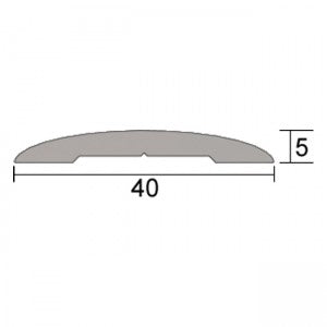 Kilargo Medium Duty Low Profile Threshold Plate - Clear Anodised