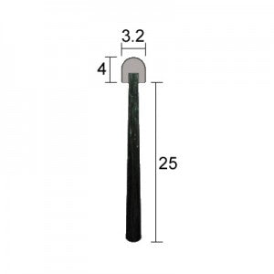 Kilargo Nylon Brush (Insert Only) - Black