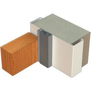 Kilargo Adjustable High Performance Acoustic Silicone Perimeter Door Seal - Clear Anodised - 0-10mm Gap