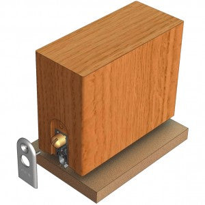 Kilargo Slim-Line Concealed Automatic Door Bottom Seal - Mortised - 3-10mm Gap - Clear Anodised
