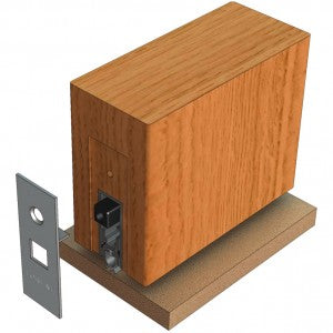 Kilargo Medium Duty Concealed Automatic Door Bottom Seal - Mortised - 3-15mm Gap - Clear Anodised