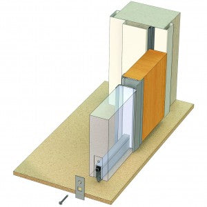 Kilargo Medium Duty Concealed Automatic Door Bottom Seal - Mortised - 3-15mm Gap - Clear Anodised