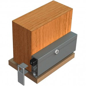 Kilargo Medium Duty Automatic Door Bottom Seal - Face-Fixed / Semi-Rebated - 3-15mm Gap