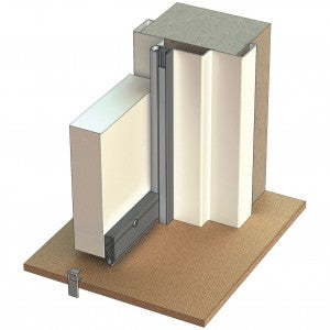 Kilargo Medium Duty Automatic Door Bottom Seal - Face-Fixed / Semi-Rebated - 3-15mm Gap