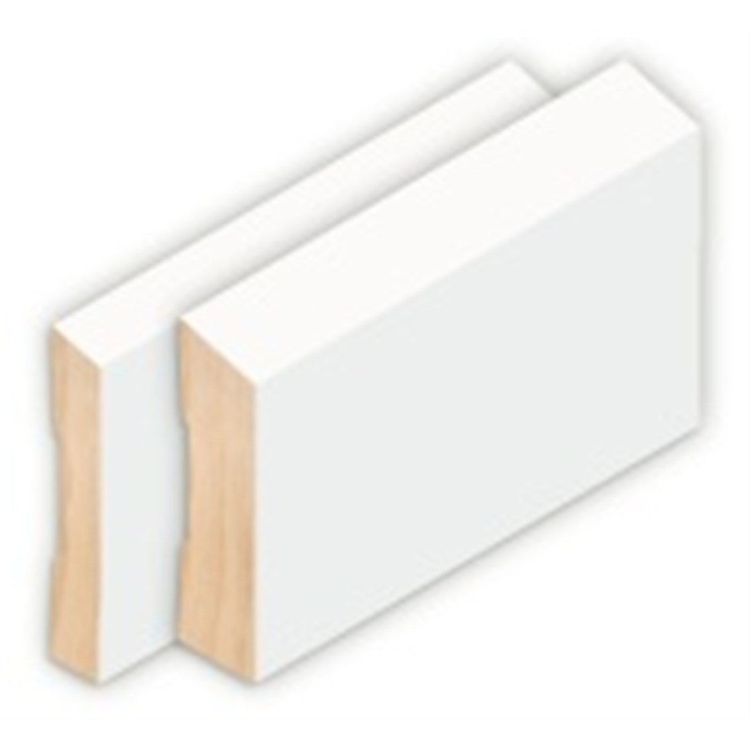 Primed Finger Jointed Pine Single Bevel Moulding - Untreated