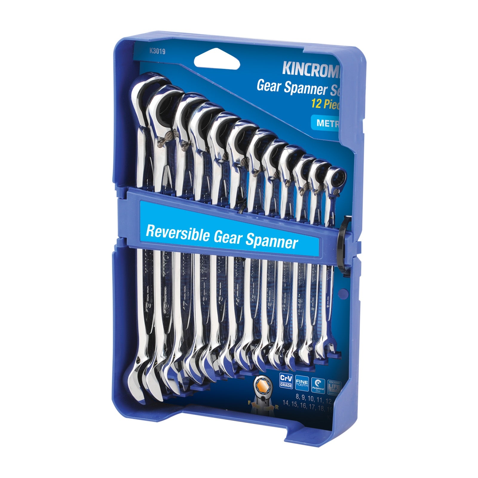 Reversible Gear Spanner Set