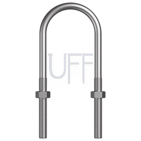 U-Bolt With 2 Nuts Zinc Plated - Imperial