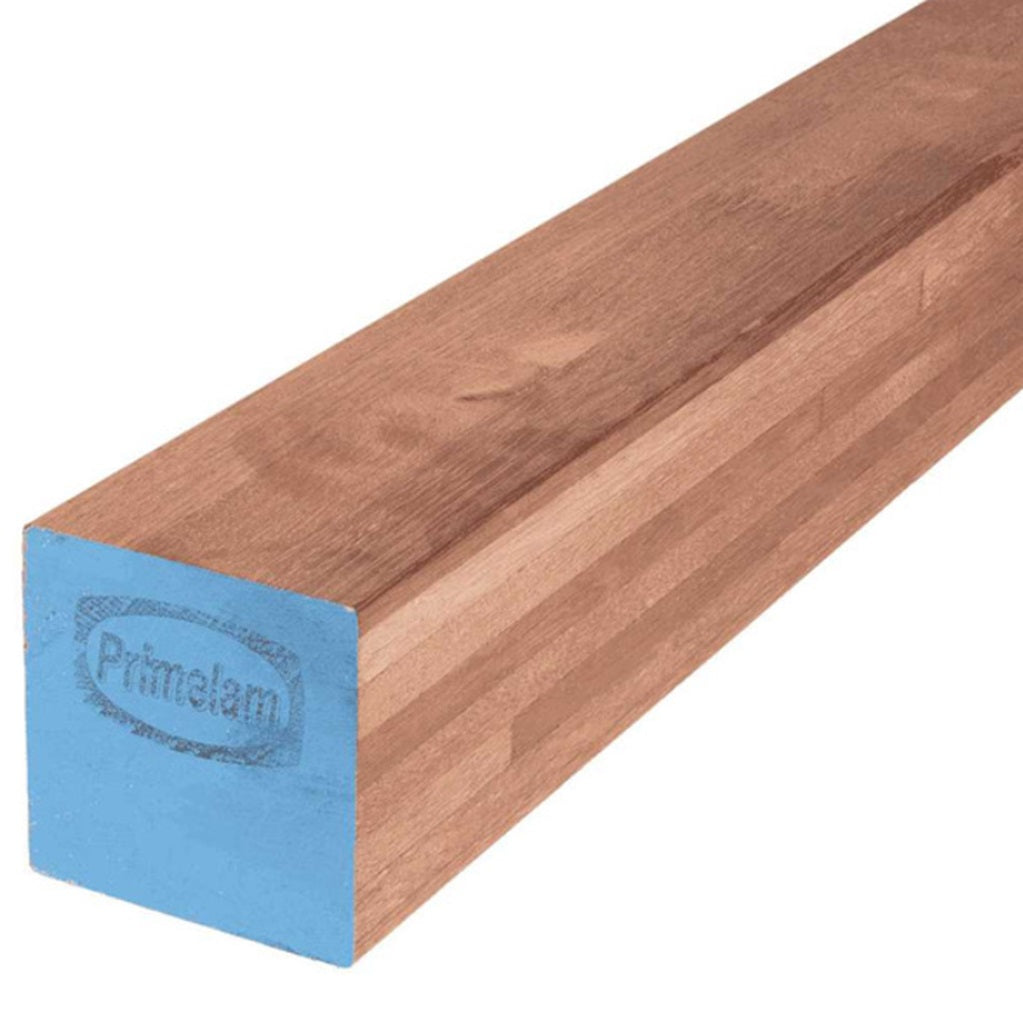 Merbau (Kwila) Gl13 Laminated Post - Dressed Pencil Round