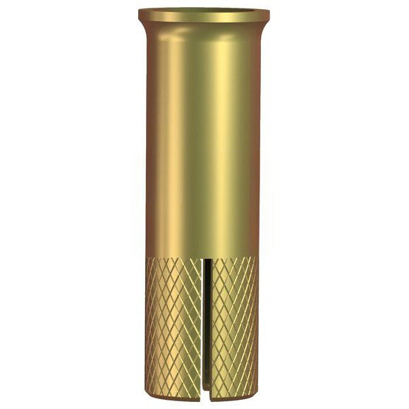 Lipped Drop-In Anchor Zinc Plated - Metric