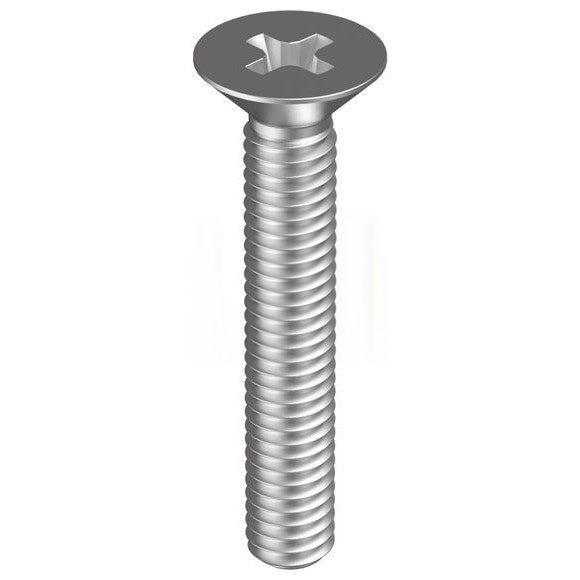 Countersunk Phillips Head Machine Screw Stainless Steel 304 - Imperial