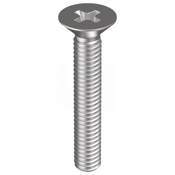 Countersunk Phillips Head Machine Screw Stainless Steel 304 - Metric
