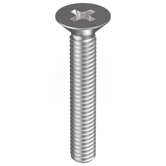 Countersunk Phillips Head Machine Screw Stainless Steel 316 - Imperial