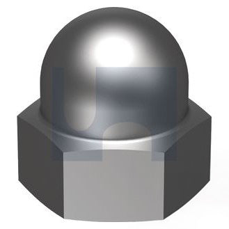 Dome Nut Mild Steel Galvanised - Metric