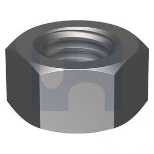 Hex Nut Black Cl8 - Metric