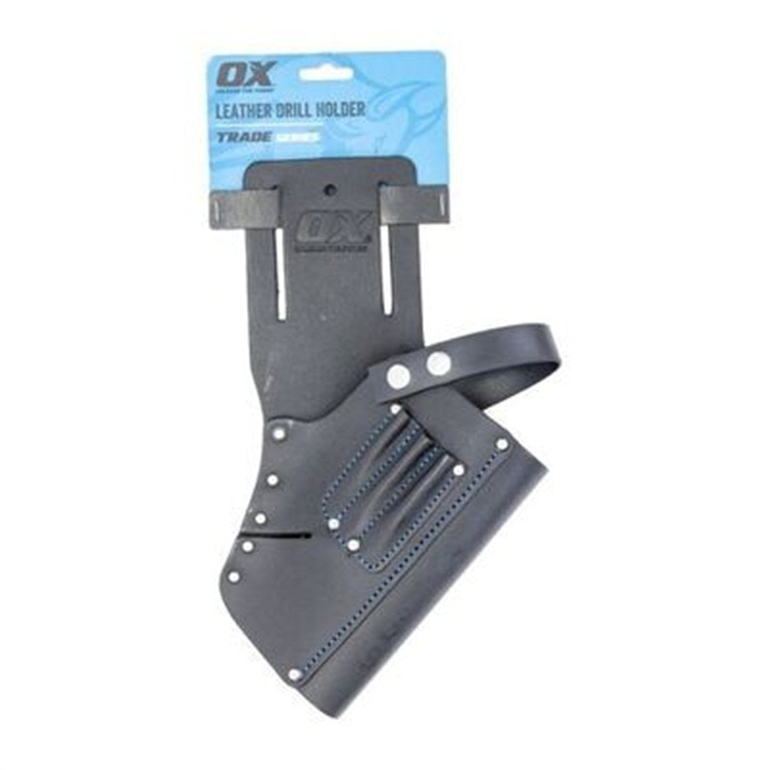 Trade Drill Holder Black Leather