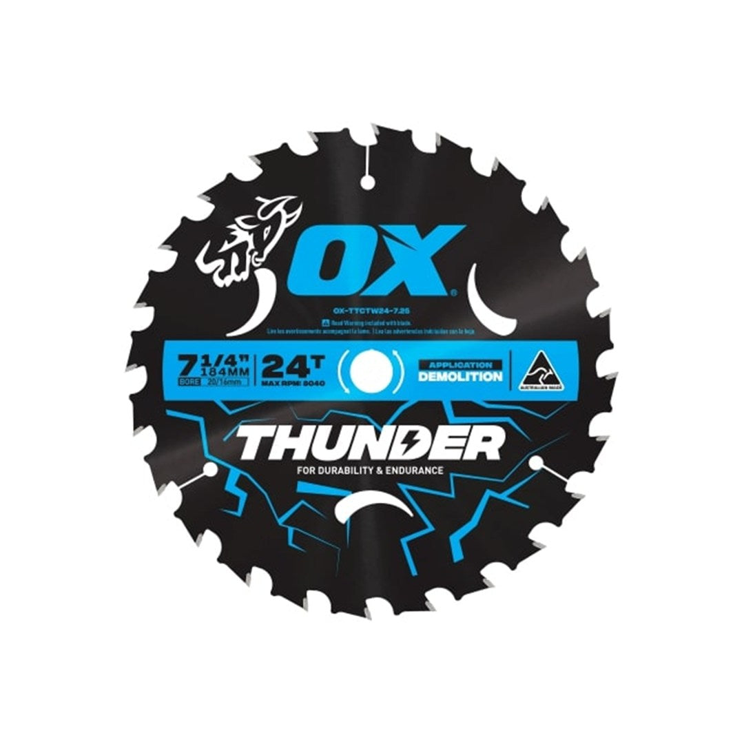 Saw Blade 184mm 24t Thunder Pro Series