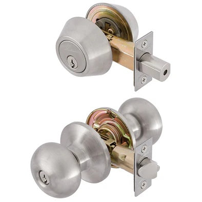 Gainsborough Choice Terrace Knob Combination Set With Double Cylinder Deadbolt