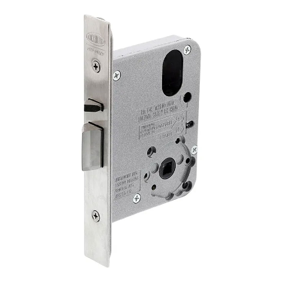 LOCKWOOD MORTICE ESCAPE LOCK 60MM BACKSET HD NO HUB DISC SPRING 8MM HUB STAINLESS STEEL SELECTOR 3770 SERIES