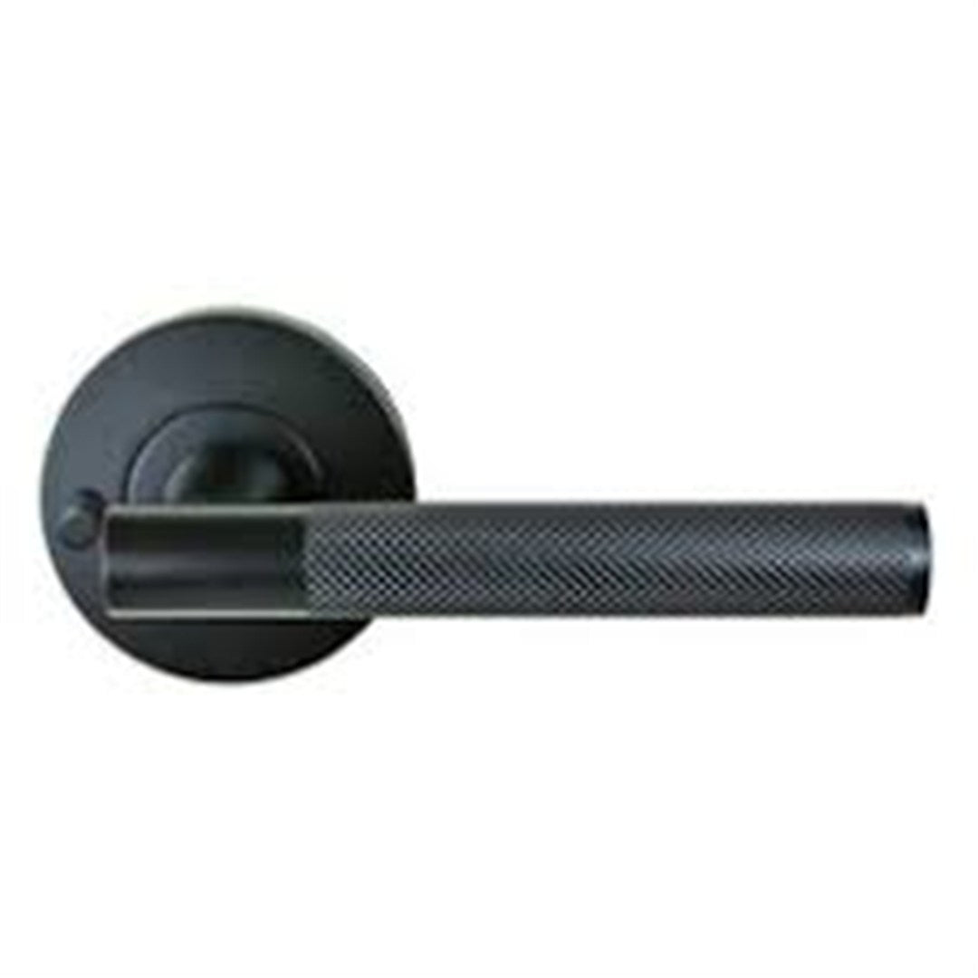 Domici Knurled Privacy Lever Set