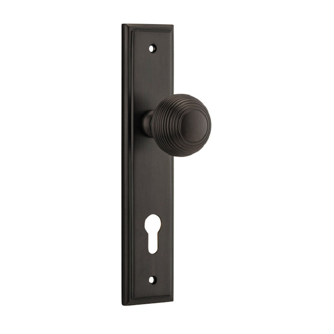 Iver Guilford Entrance Knob Set Stepped Backplate 237 X 50 X 75mm