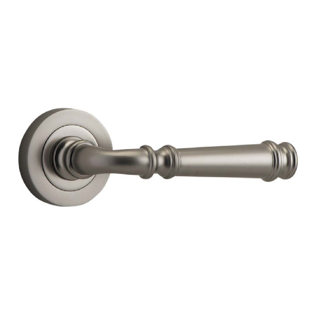 IVER VERONA PASSAGE LEVER SET RND BACKPLATE 52 X 59MM