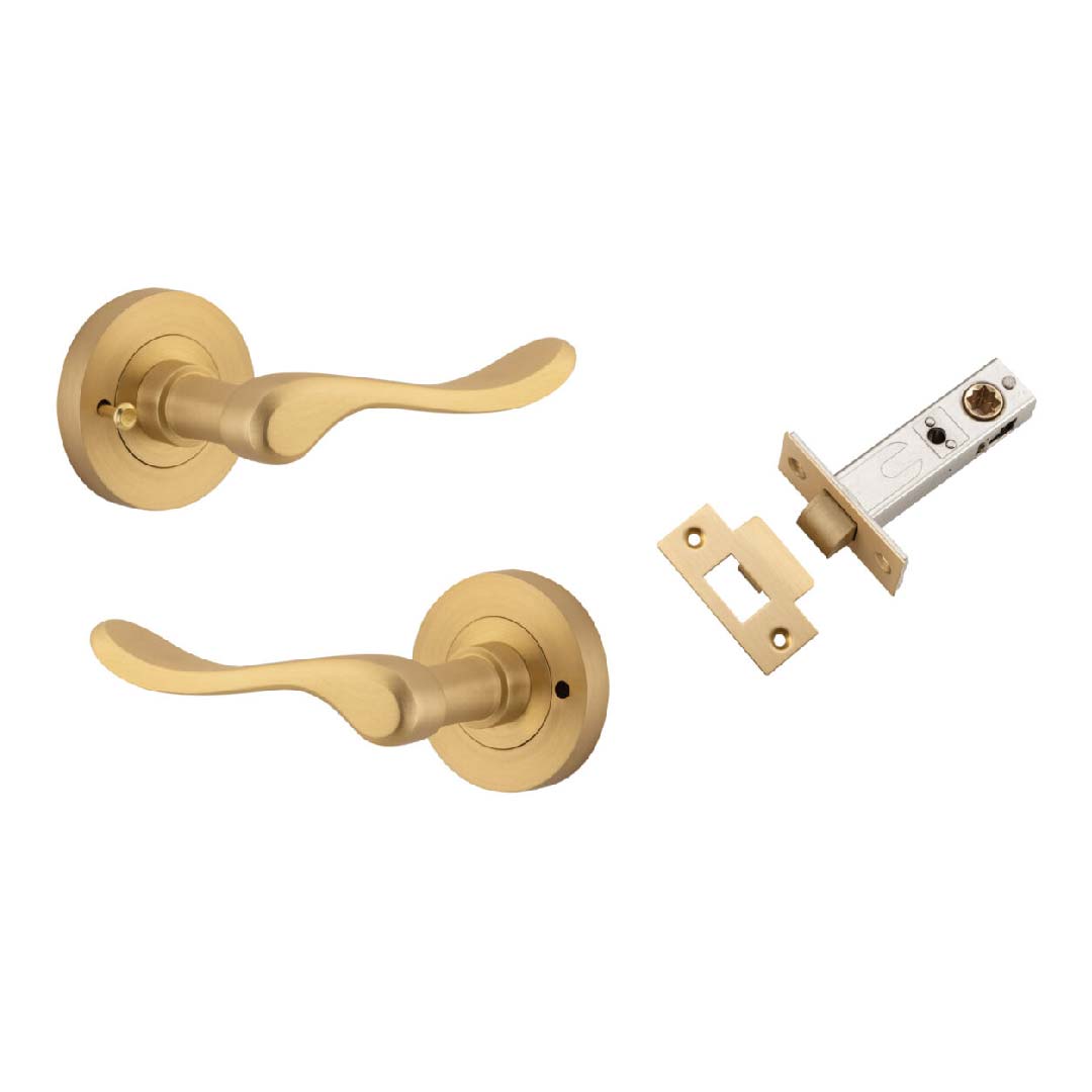 Iver Stirling Privacy Lever Set Rnd Backplate 58 X 116 X 55mm