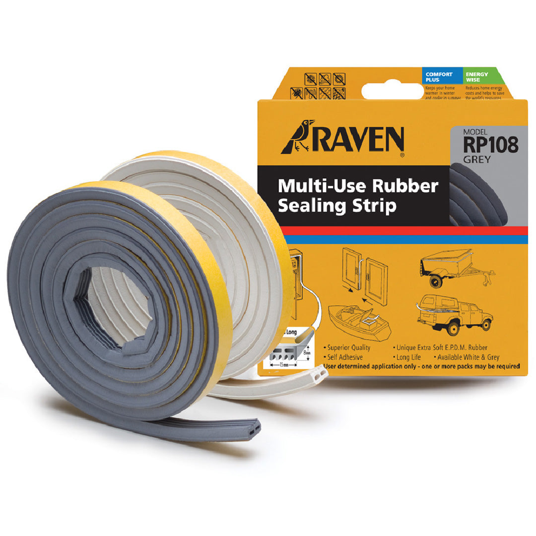 Raven Rp108 Door Seal Tape Grey 2.0m