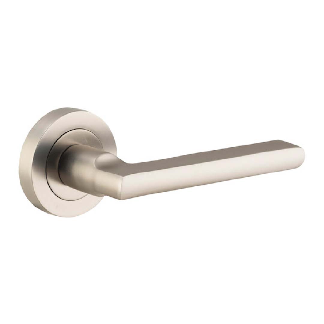 Iver Baltimore Passage Lever Set Rnd Backplate 52 X 58mm