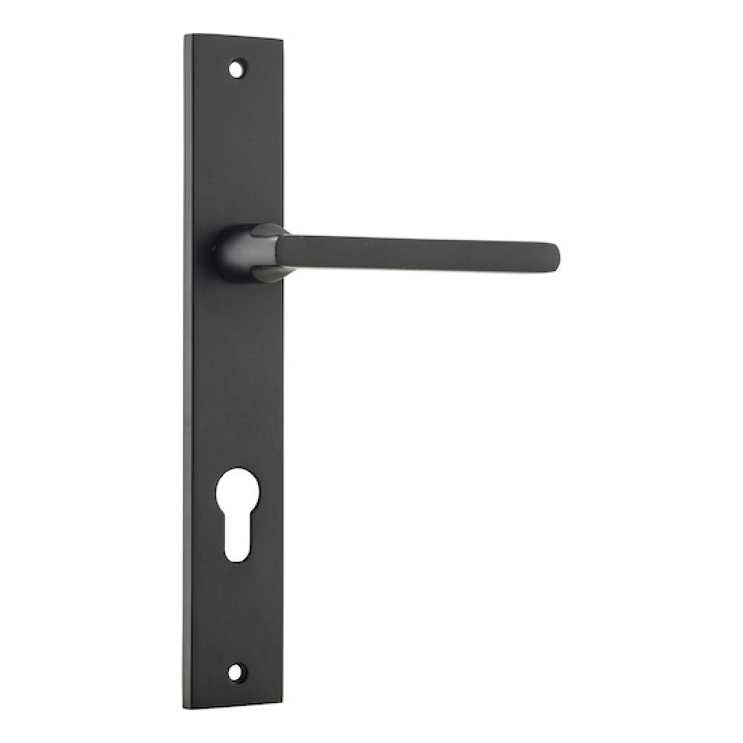 IVER BALTIMORE ENTRANCE LEVER SET RECT BACKPLATE 230 X 38 X 55MM