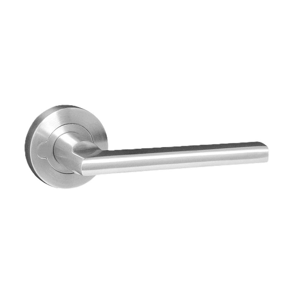 Schlage Albo 7000 Privacy Lever Set Satin Stainless Steel