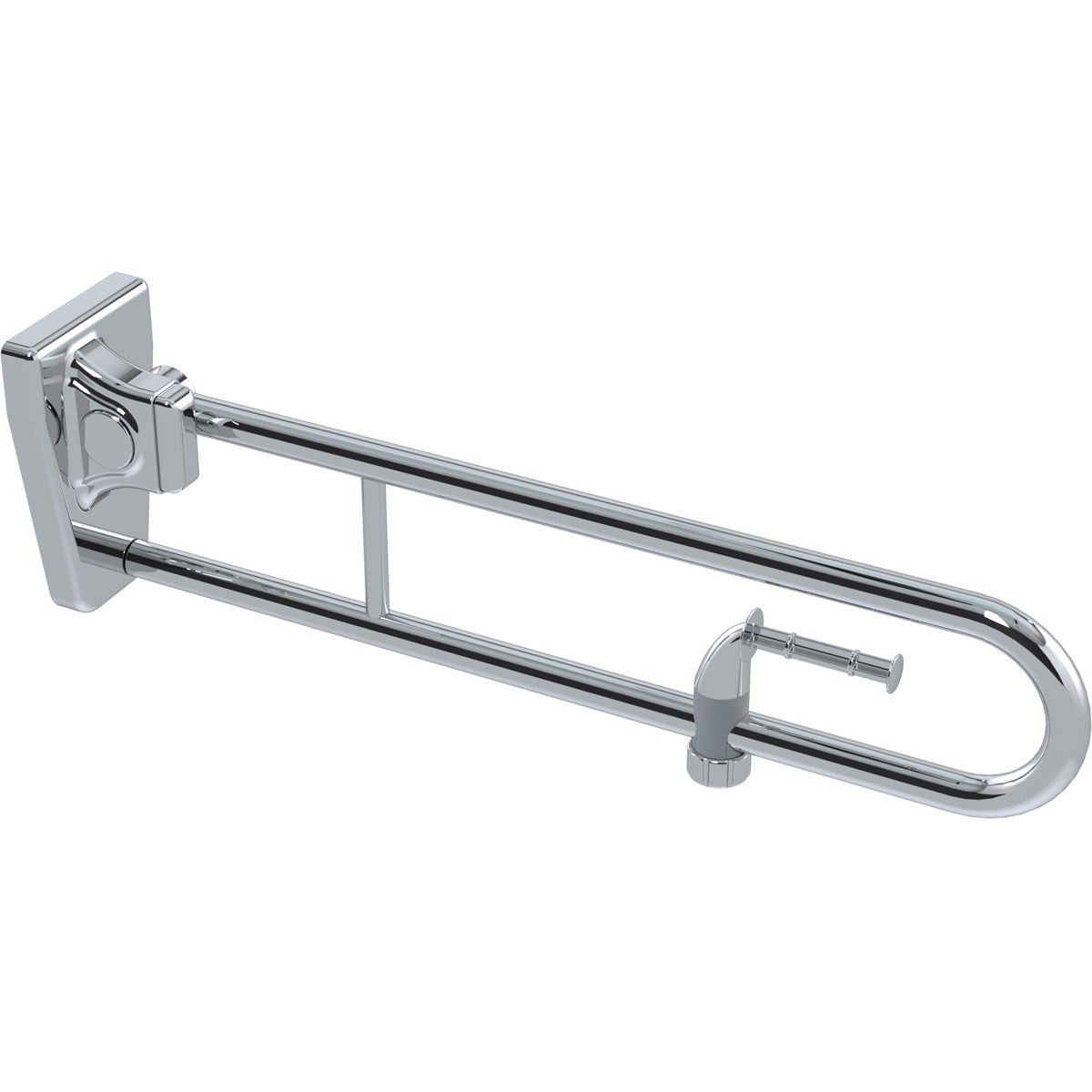 Tiltlock Grab Rail With Abs Toilet Roll Holder
