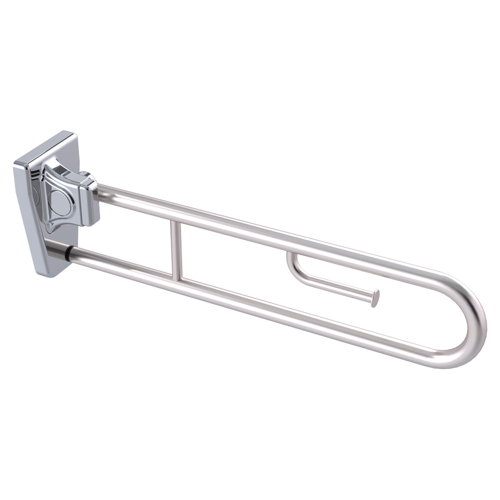 Tiltlock Grab Rail With Toilet Roll Holder