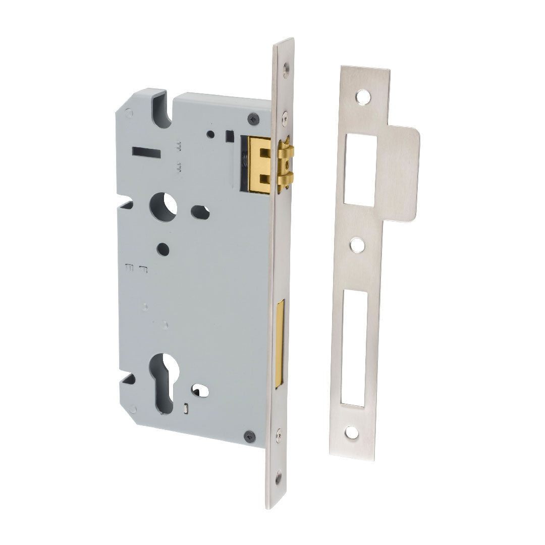 IVER EURO MORTICE LOCK ROLLER 60MM BACKSET